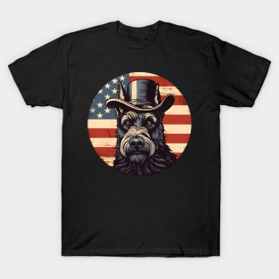 Patriotic Scottish Terrier T-Shirt